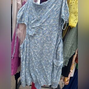 Abercrombie & Fitch Blue Floral Dress